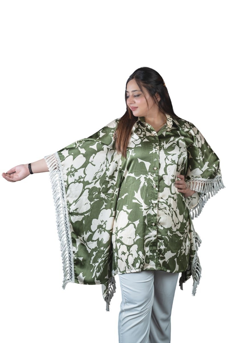 Olive Aura Kaftan Set - Image 3