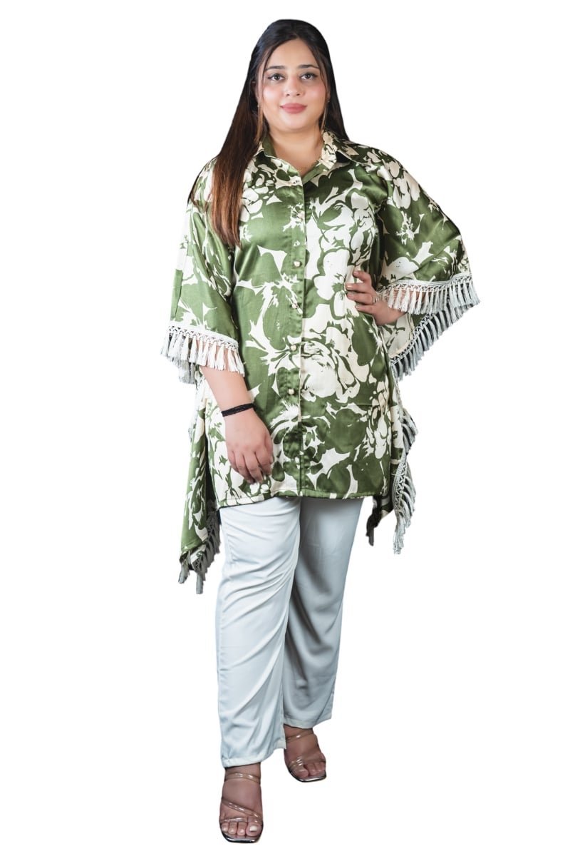 Olive Aura Kaftan Set